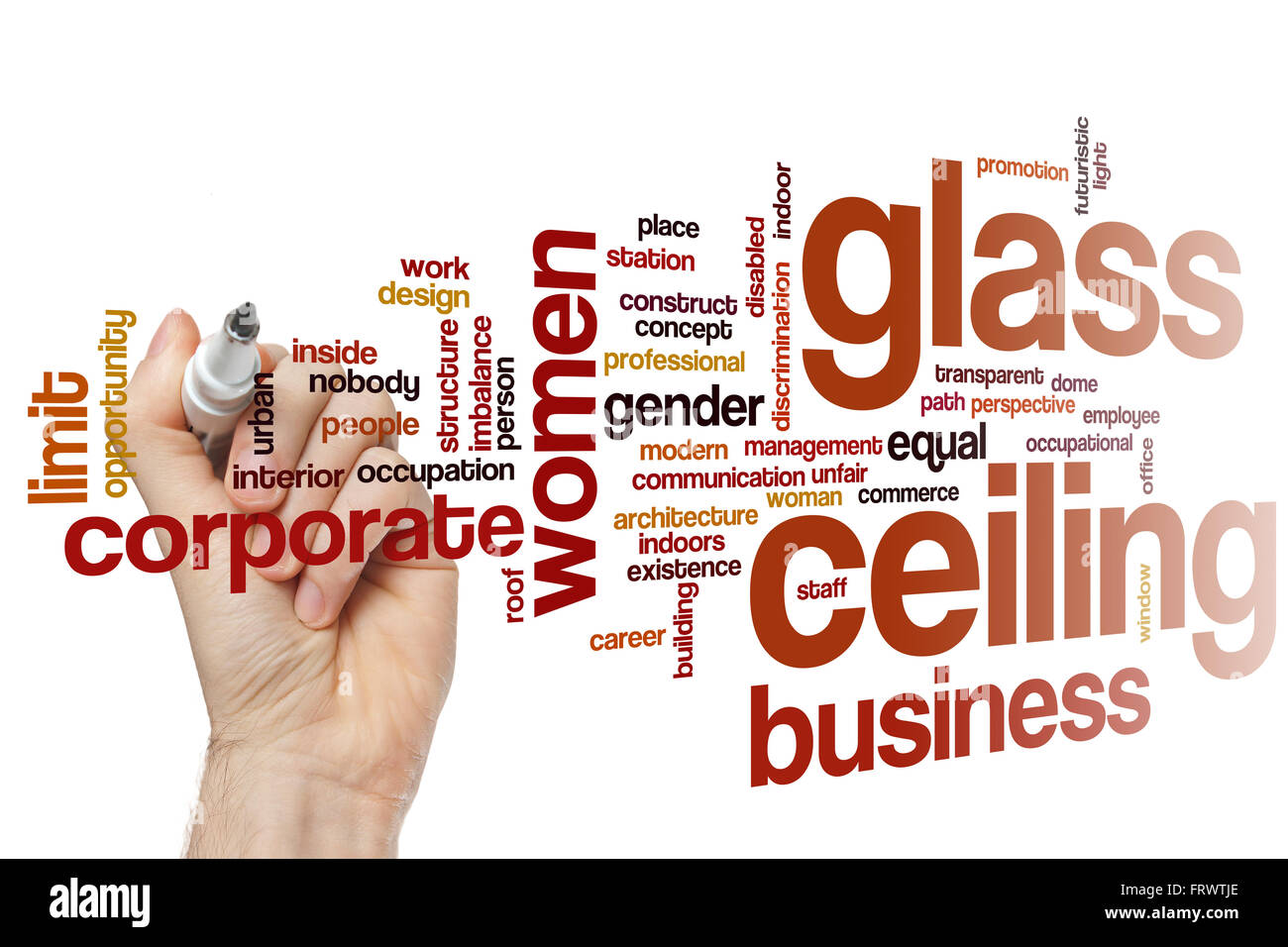 Glass Ceiling Concept Word Cloud Background Stock Photo 100757062