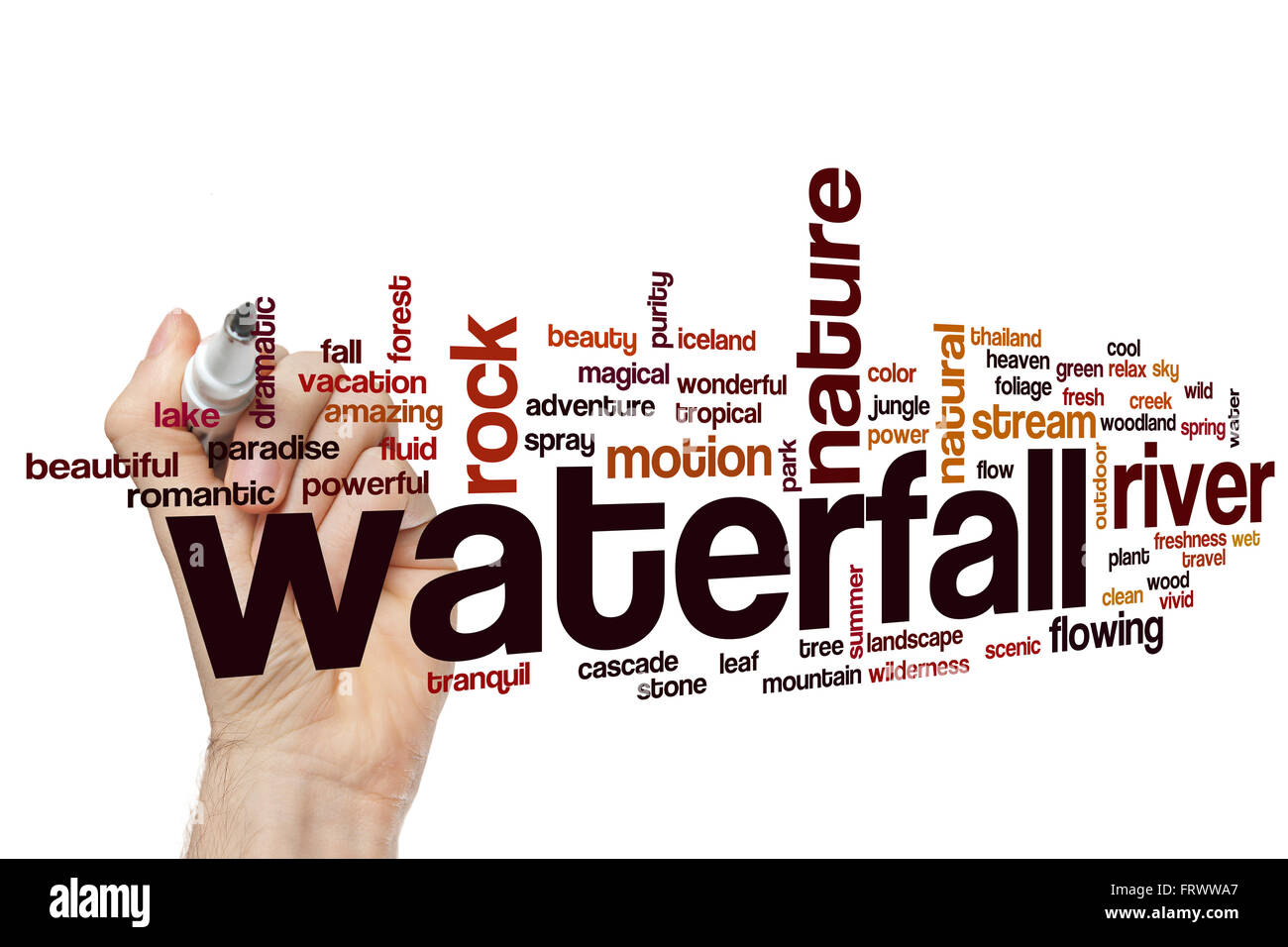 Beautiful tropical green jungle river Cut Out Stock Images & Pictures ...