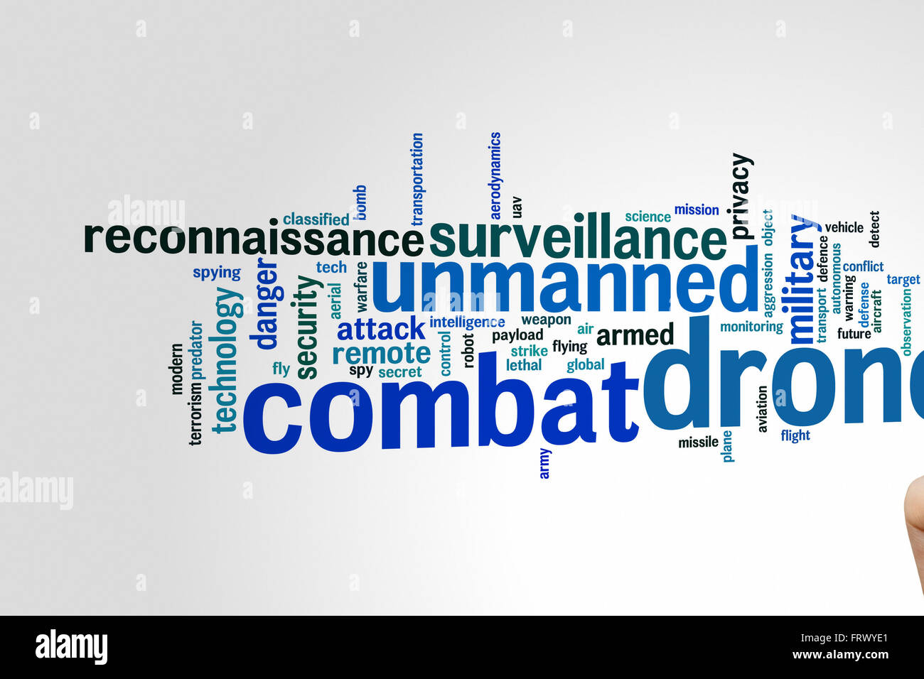 Combat drone concept word cloud background Stock Photo - Alamy
