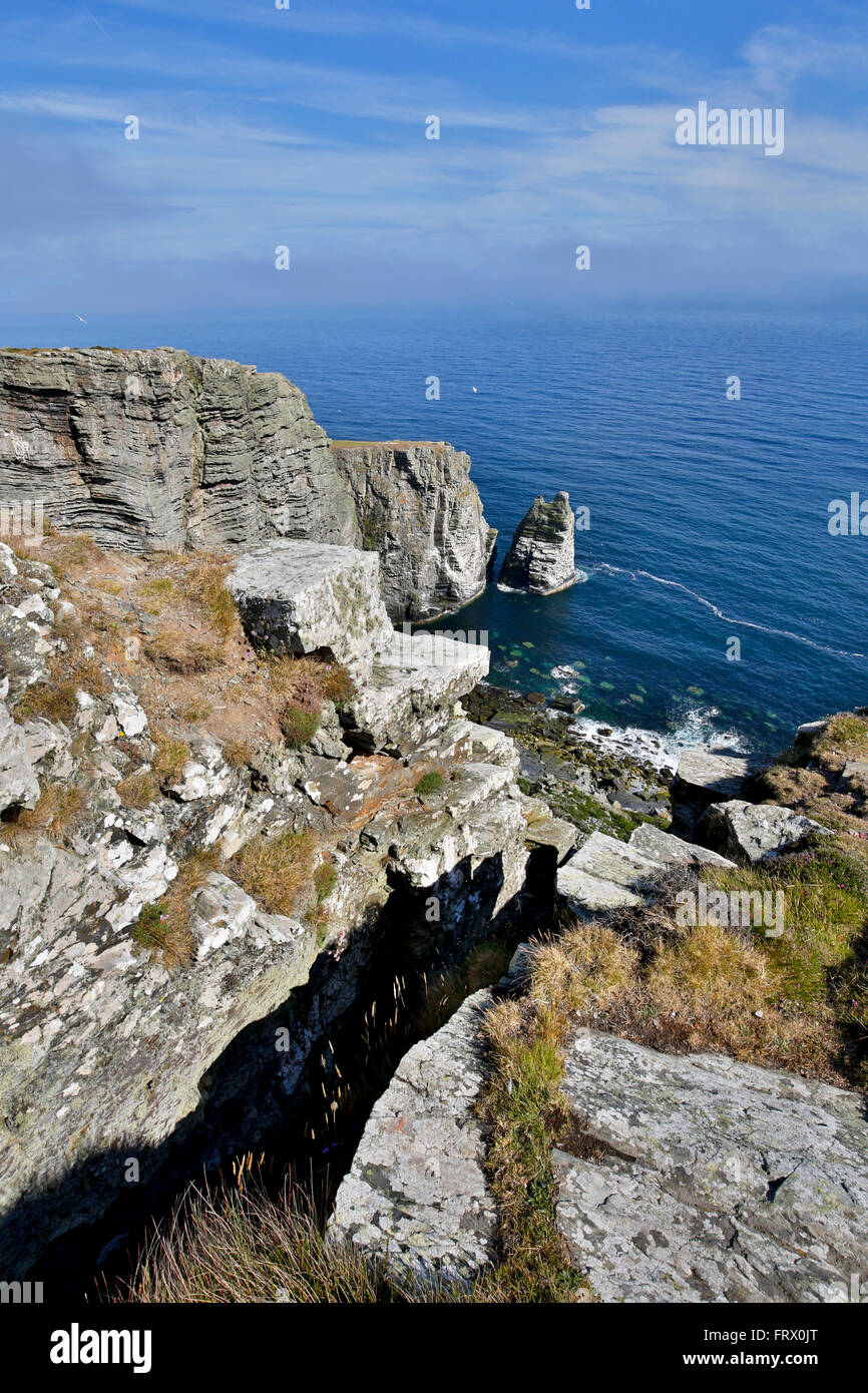 The Chasms; Isle of Man; UK Stock Photo Alamy