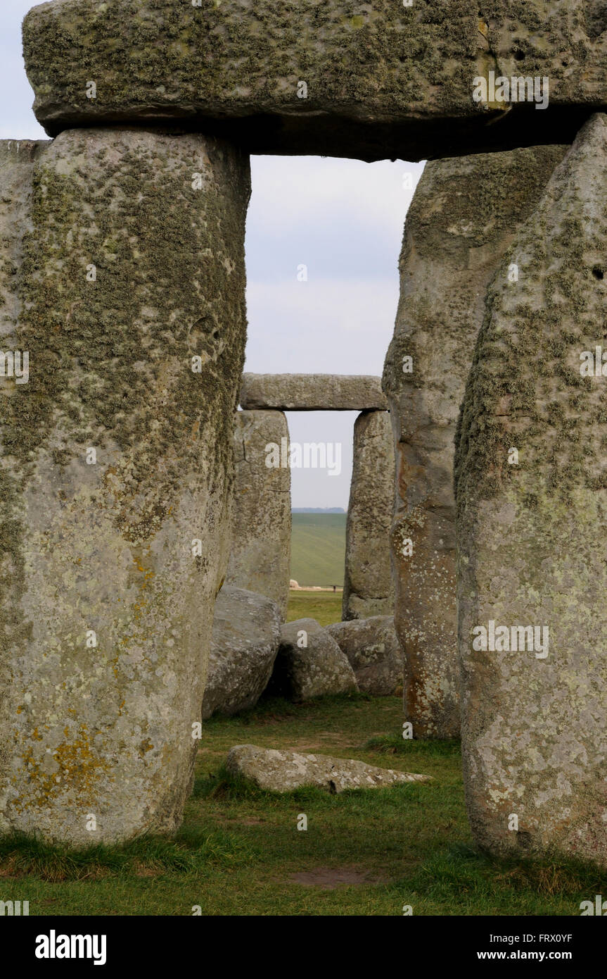 The standing stones at Stonehenge, an Iconic UNESCO World Heritage site