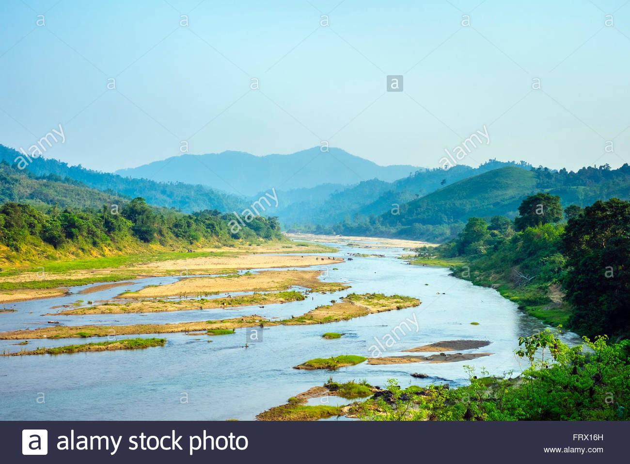 Dak Mi River (Song Dak Mi) along the Ho Chi Minh Highway West, Nam Stock  Photo - Alamy