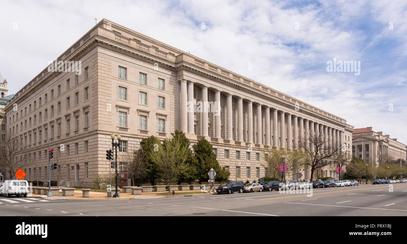 WASHINGTON, DC, USA IRS building. Internal Revenue Service Stock