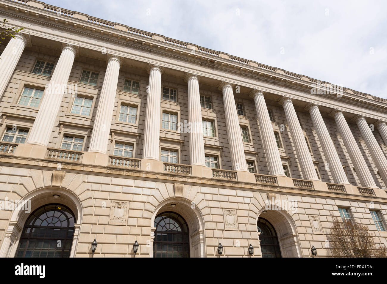 WASHINGTON, DC, USA IRS building. Internal Revenue Service Stock