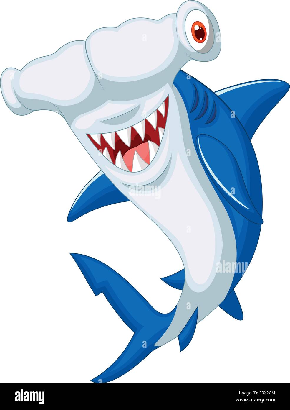 Cartoon hammerhead shark Stock Vector Images Alamy