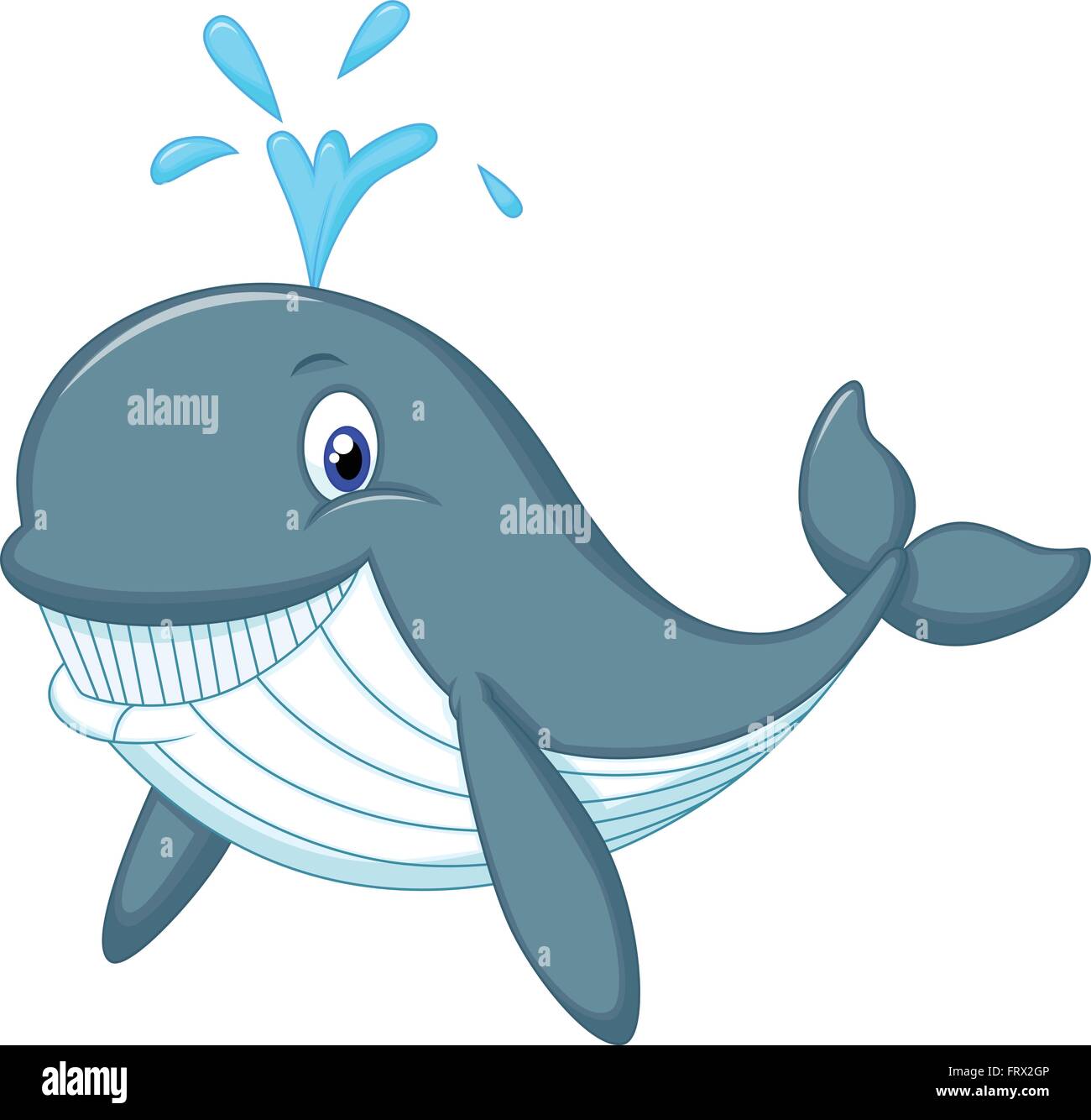 Cute whale cartoon Stock Vector Image & Art - Alamy