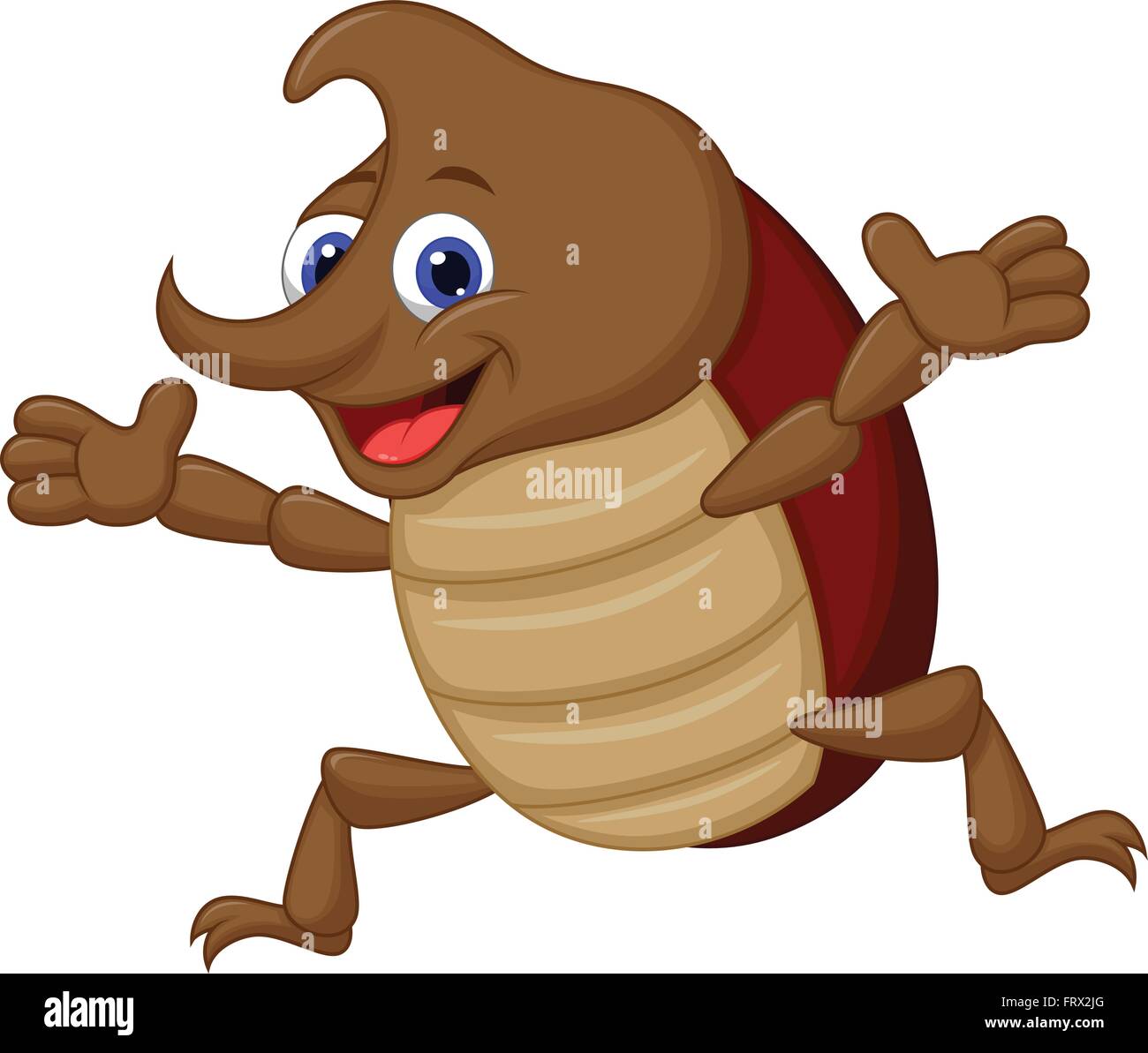 Happy rhinoceros beetle Stock Vector Image & Art Alamy