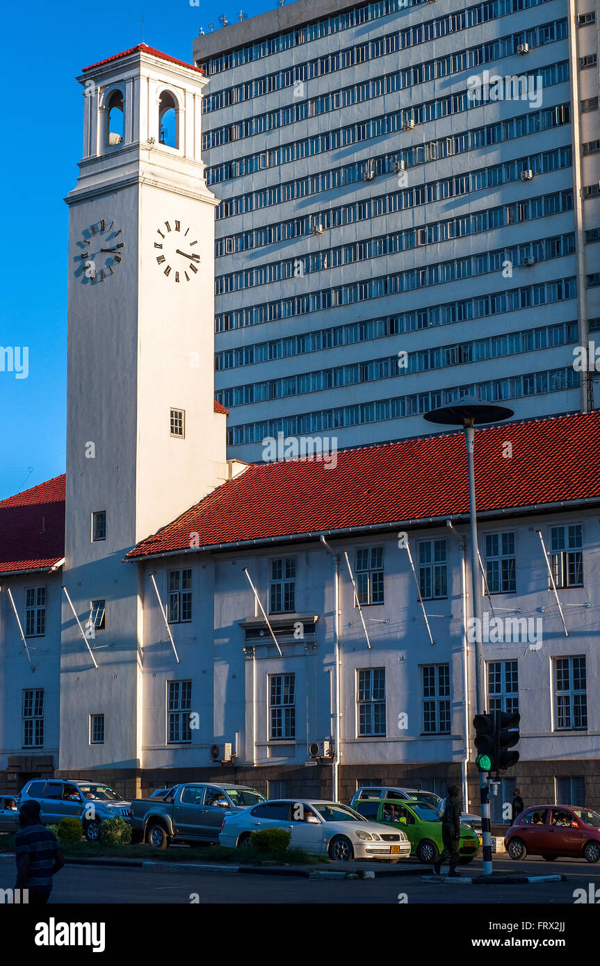 Munhumutapa building, Office of the Government and President, Samora  Machel Avenue, CBD, Harare, Zimbabwe Stock Photo
