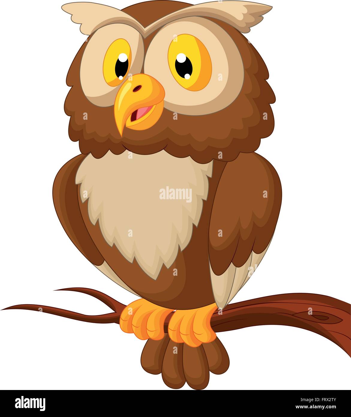 Cute owl cartoon Stock Vector Image & Art - Alamy