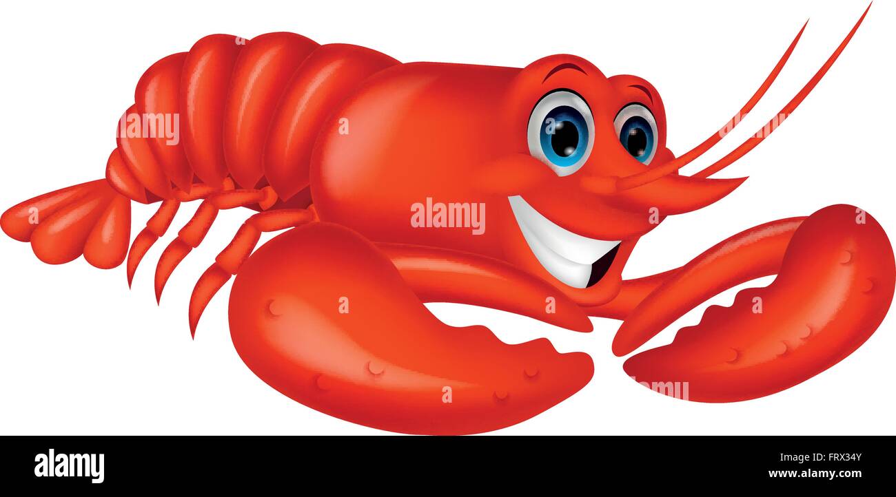 Cute lobster cartoon Stock Vector Image & Art Alamy