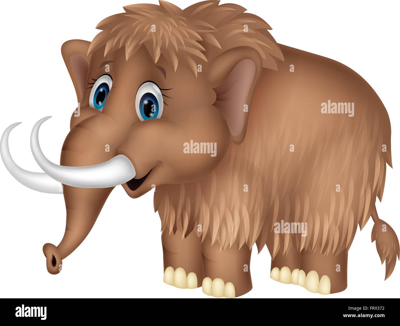 Cute mammoth cartoon Stock Vector Image & Art - Alamy