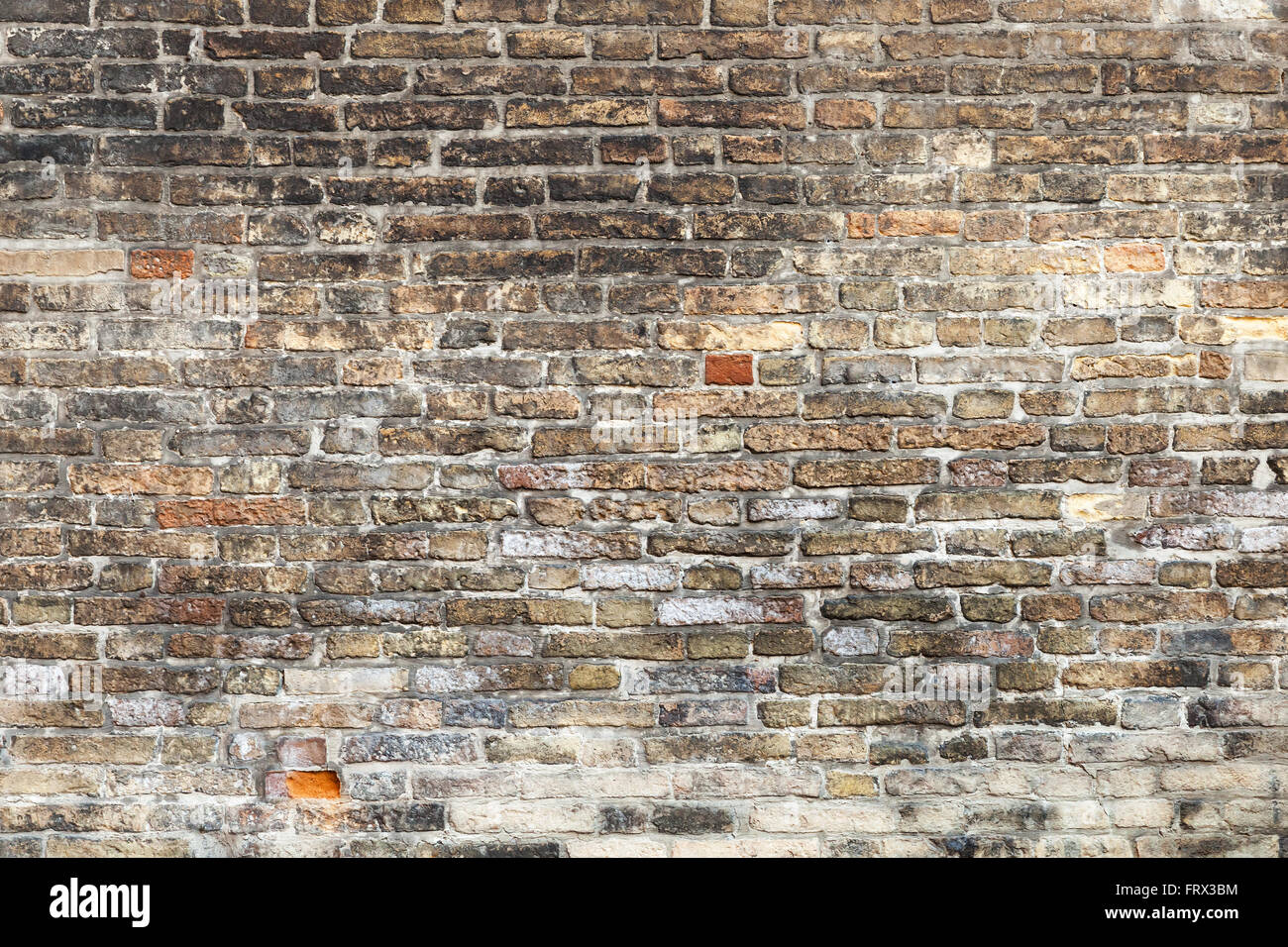 Old brown brick wall, background photo texture Stock Photo - Alamy