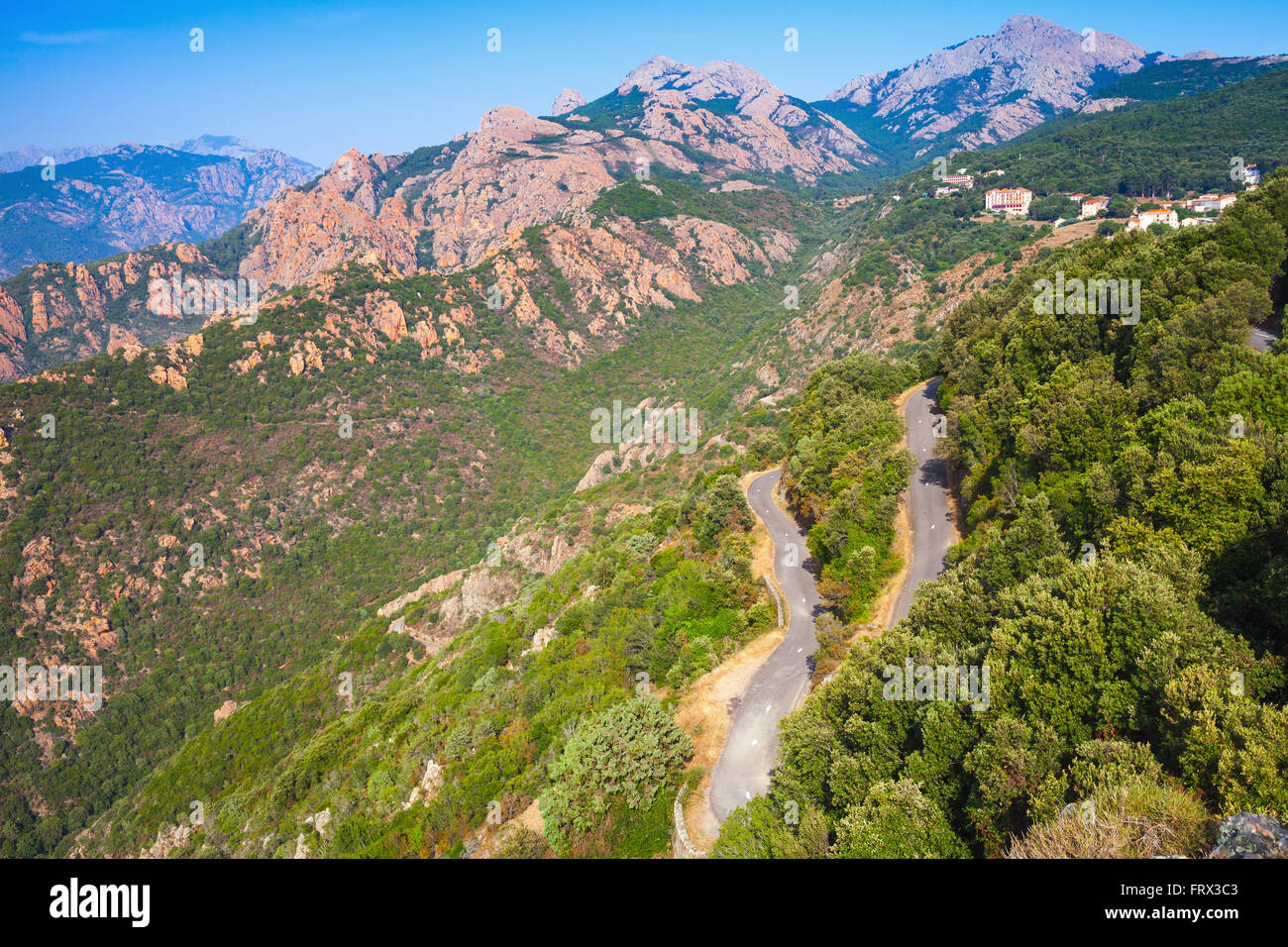 Corsica dangerous road hires stock photography and images Alamy