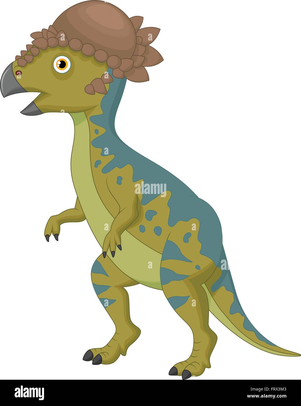 Pachycephalosaurus Cartoon Stock Vector Image Art Alamy