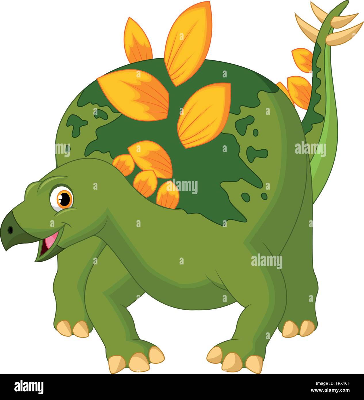 Cute dinosaur cartoon Stock Vector Image & Art - Alamy