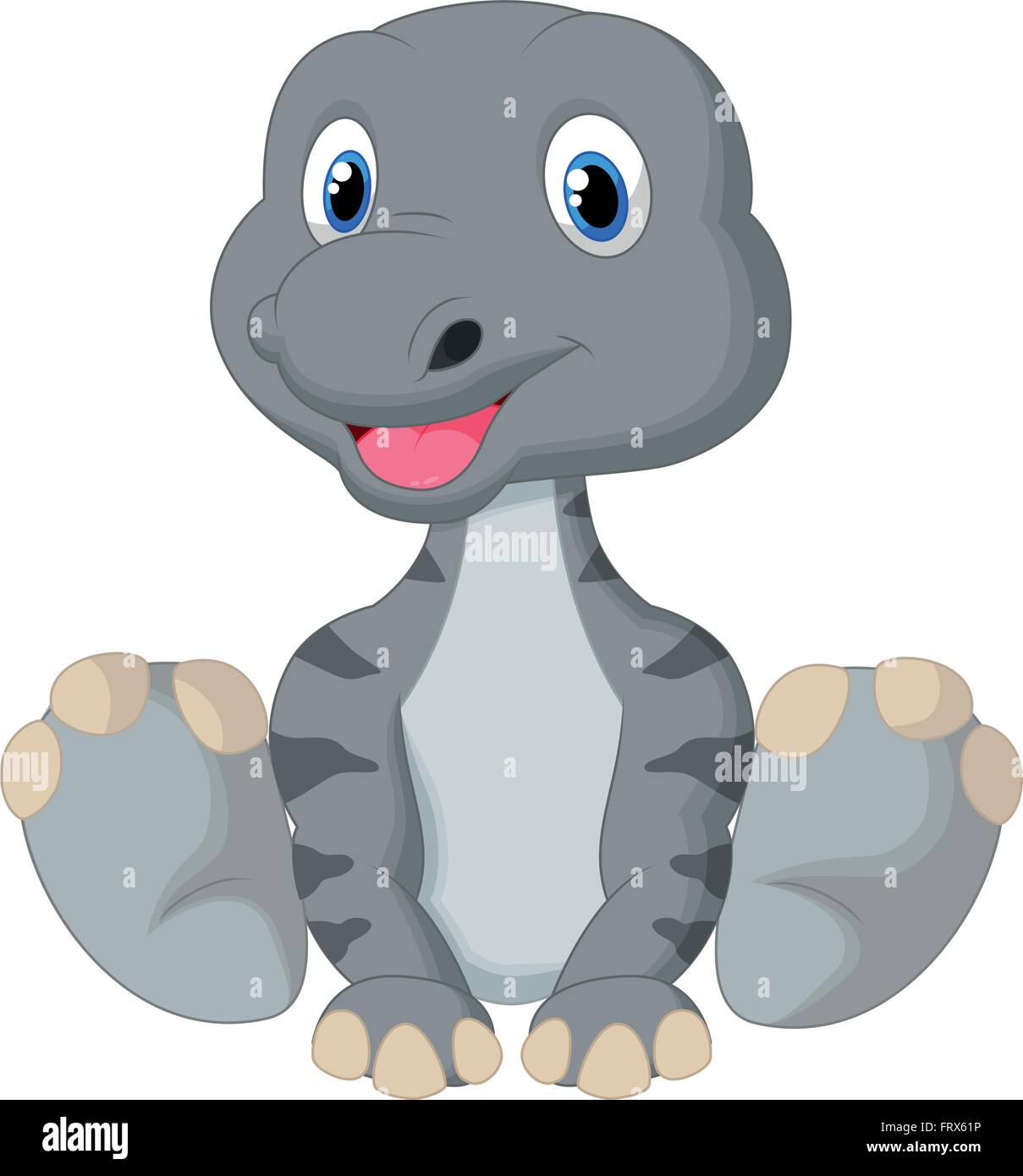 Cute dinosaur cartoon Stock Vector Image & Art - Alamy