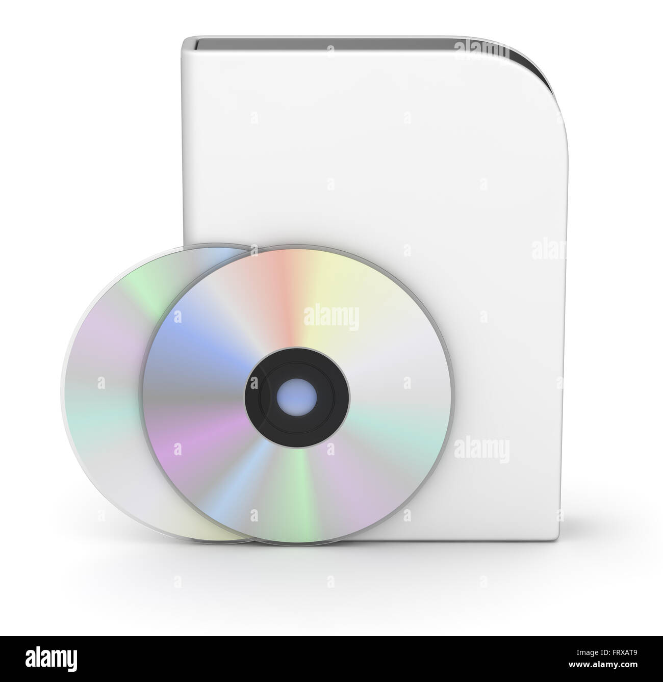 Dvd Box , This is a computer generated and 3d rendered picture. Stock Photo