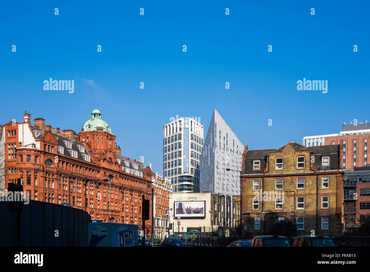 Old Street roundabout&City Road, London, England, U.K Stock Photo - Alamy
