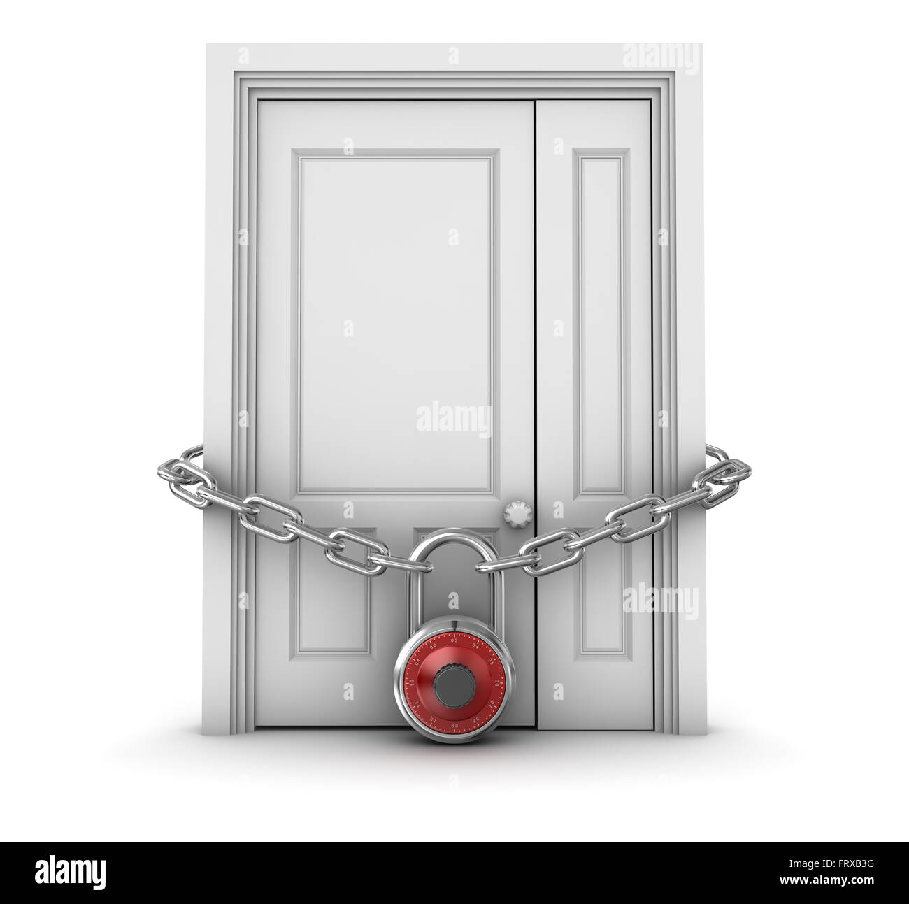Locked Door , This is a computer generated and 3d rendered picture ...