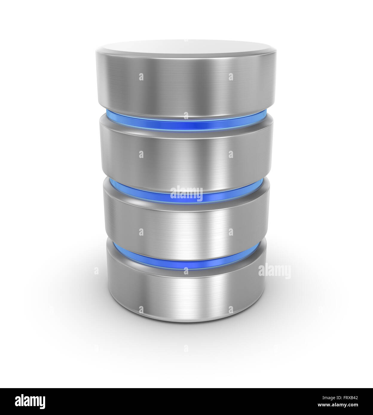 Database , This is a computer generated and 3d rendered picture. Stock Photo