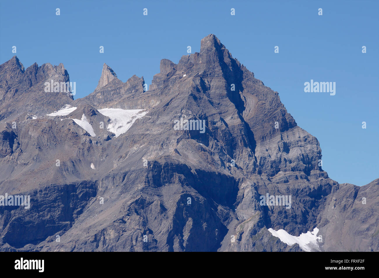 Dents du Midi, Cime de l'Est, Switzerland Stock Photo