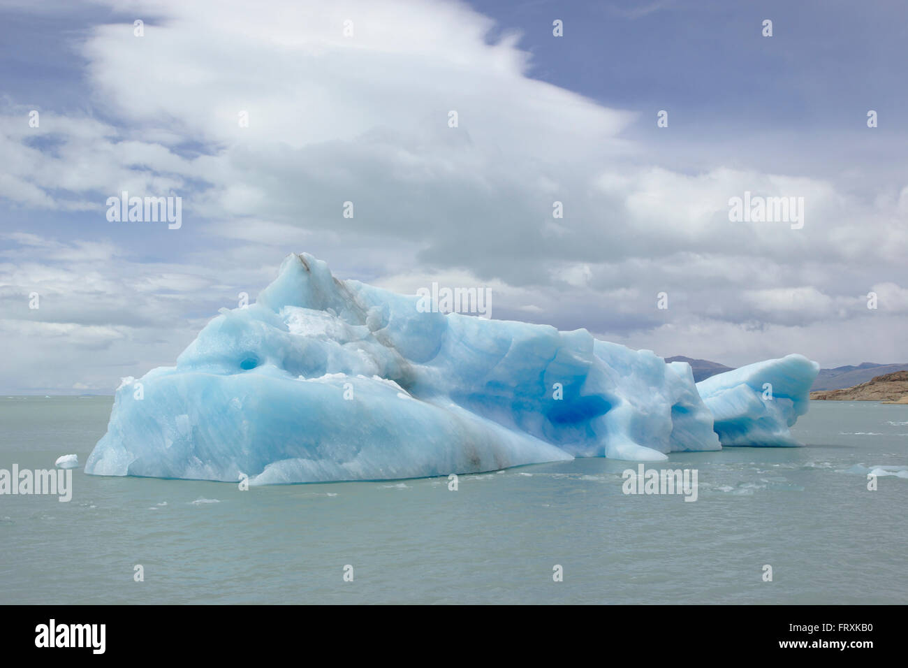Iceberg in Lake Viedma, Patagonia, Argentinia Stock Photo