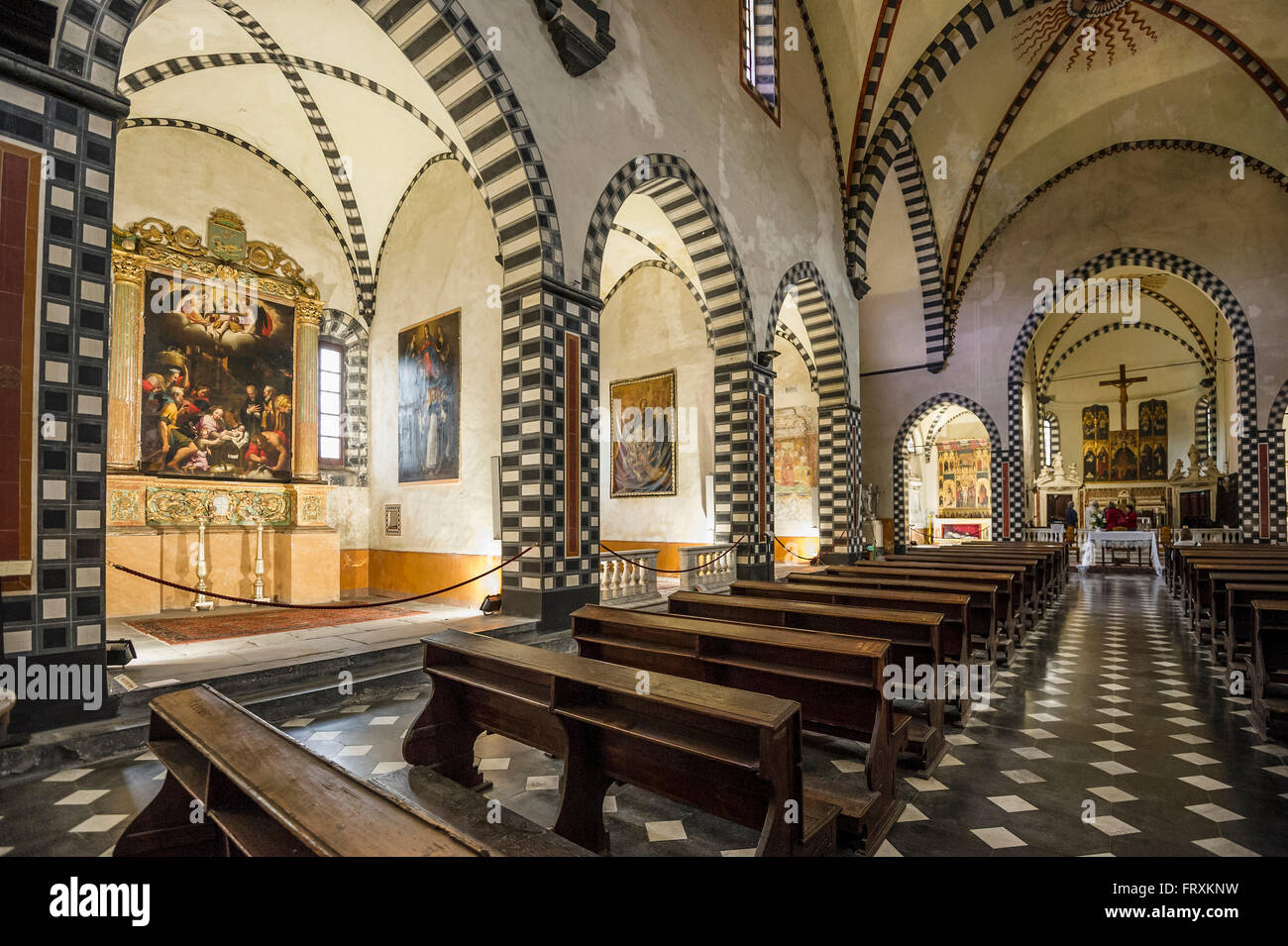 Monastery San Domenico, Taggia, Province of Imperia, Liguria, Italy Stock Photo