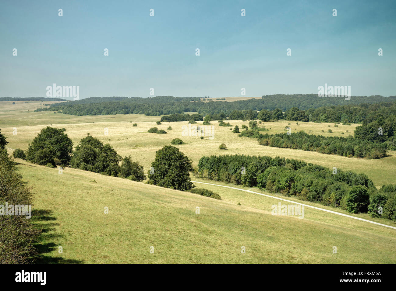 Former Military Training Area Near Munsingen Unesco Biosphere Reserve Swabian Alps Baden Wurttemberg Germany Stock Photo Alamy