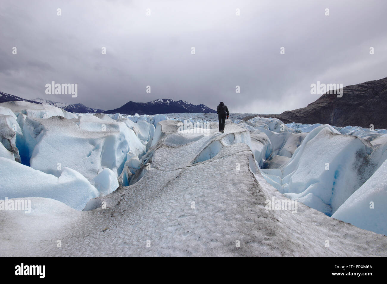 Viedma Glacier, Los Glaciares National Park ; Patagonia, Argentinia Stock Photo