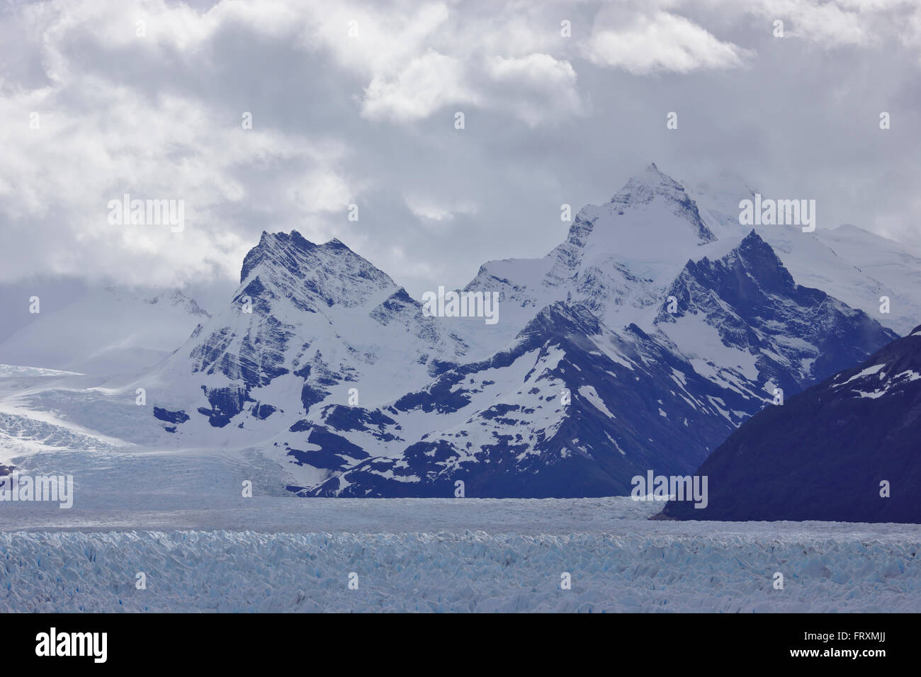 Perito Moreno Glacier, Los Glaciares National Park; Patagonia, Argentinia Stock Photo