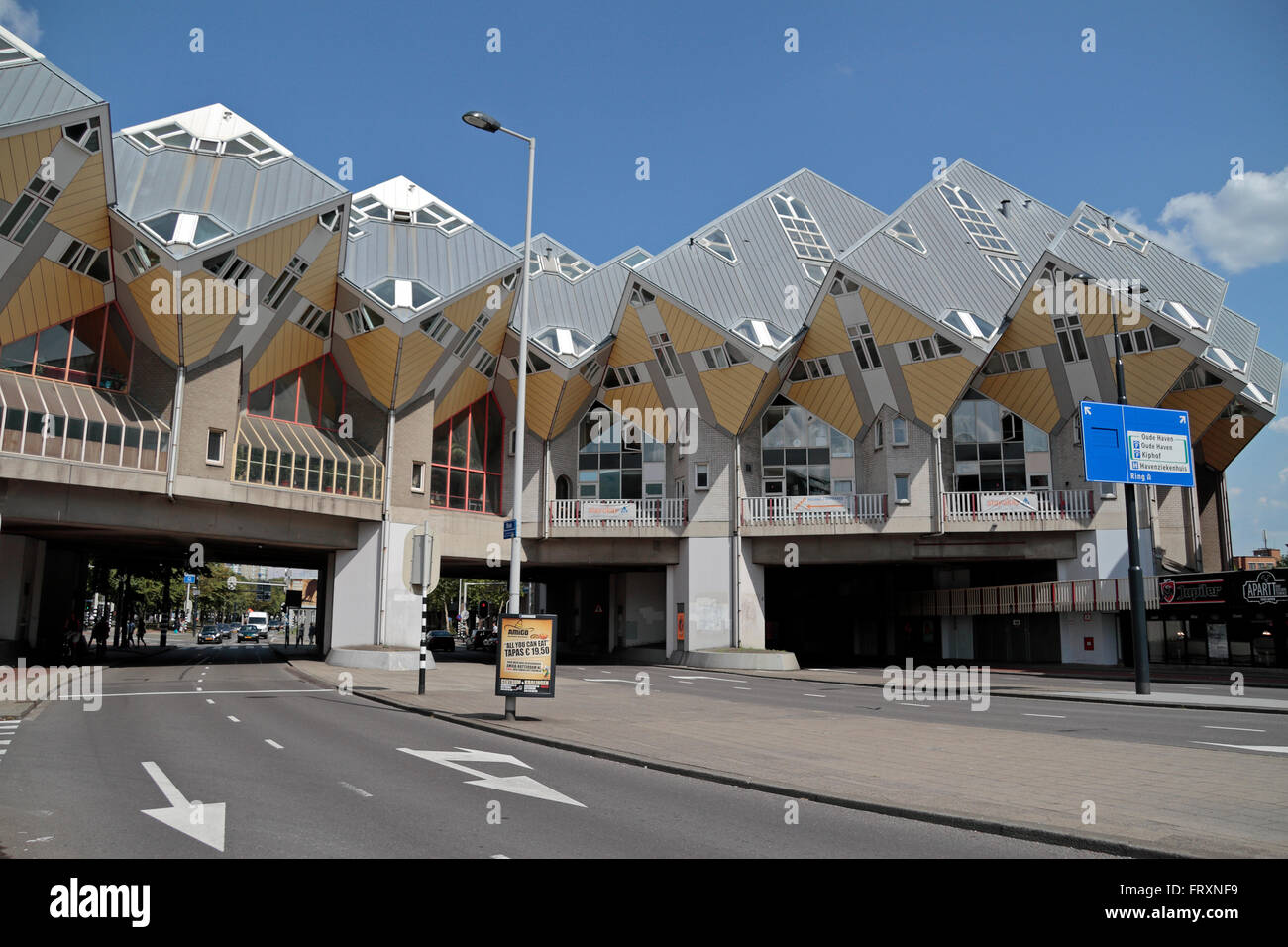 The Cube houses (Kubuswoningen) designed by Piet Blom, Rotterdam ...