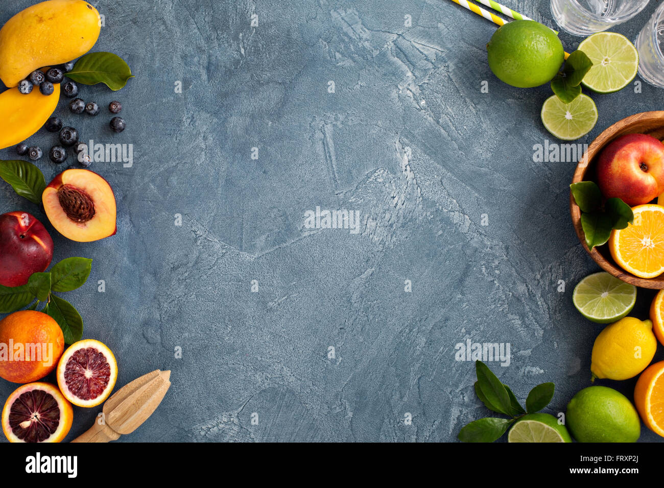 Citrus fruits background with oranges, limes and lemons Stock Photo - Alamy