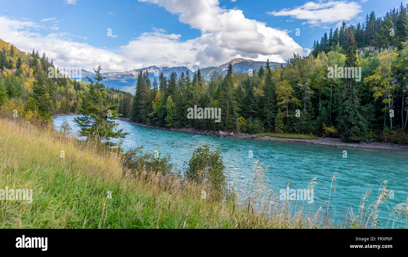 North Thompson River in beautiful British Columbia, Canada as the Stock