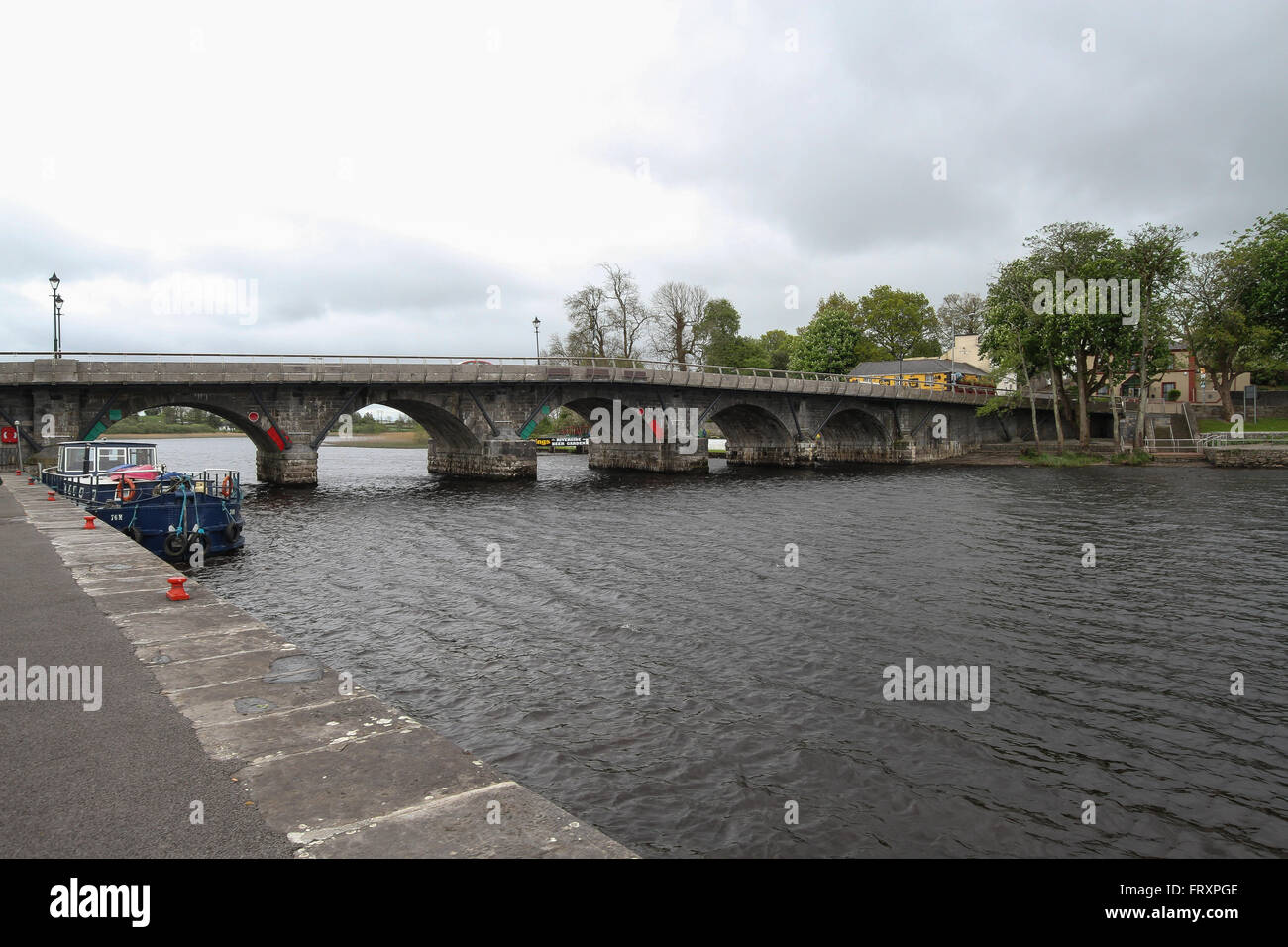 Carrick Bridge, straddling the River Shannon at CarrickonShannon