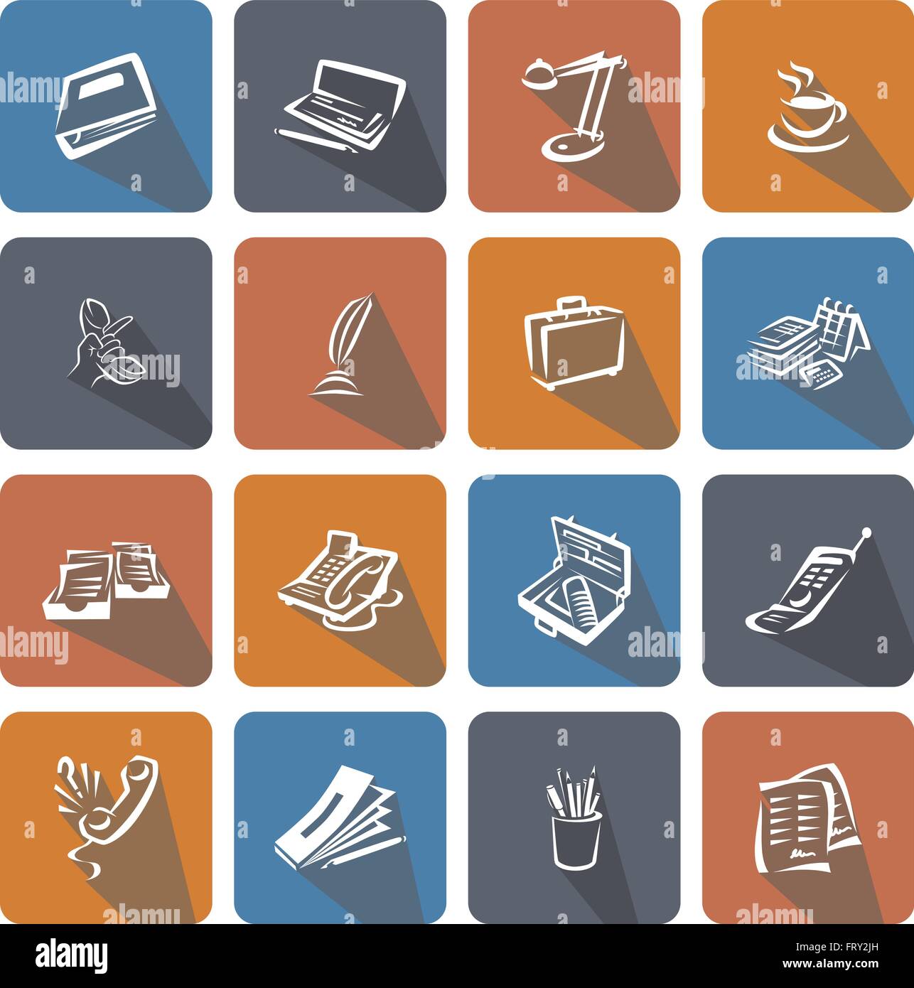 office supplies icons Stock Vector Image & Art - Alamy
