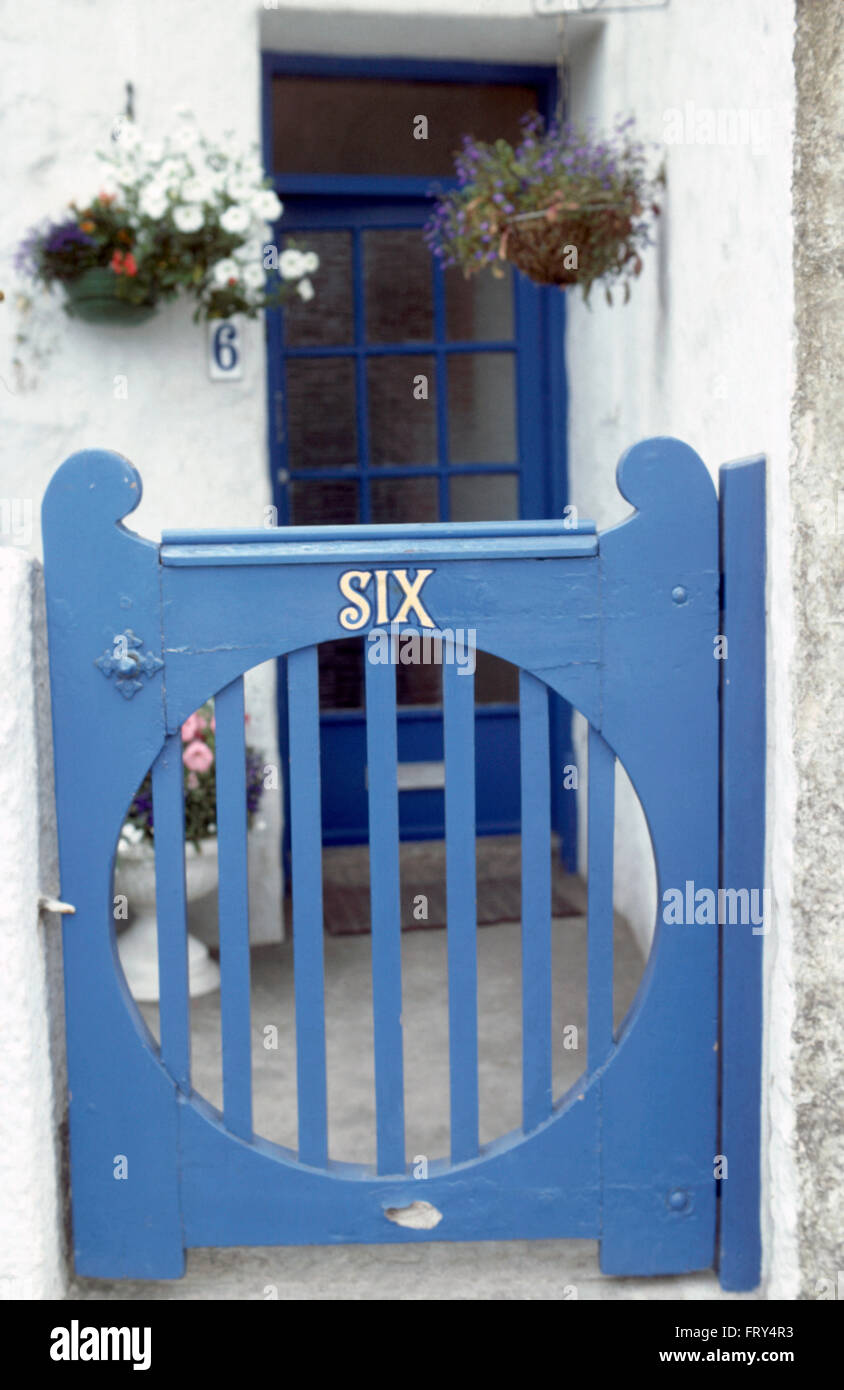 Gate Color Ideas Blue / 31 Houses With Blue Front Entry Door Ideas