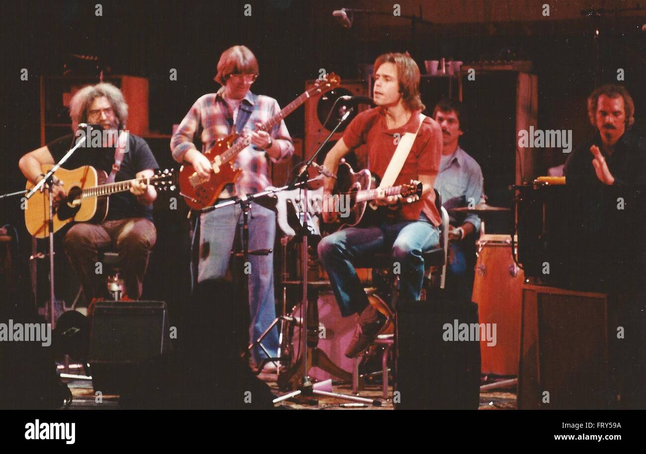 Grateful Dead, Radio City  NY 10/29/1980  photo Michael Brito Stock Photo