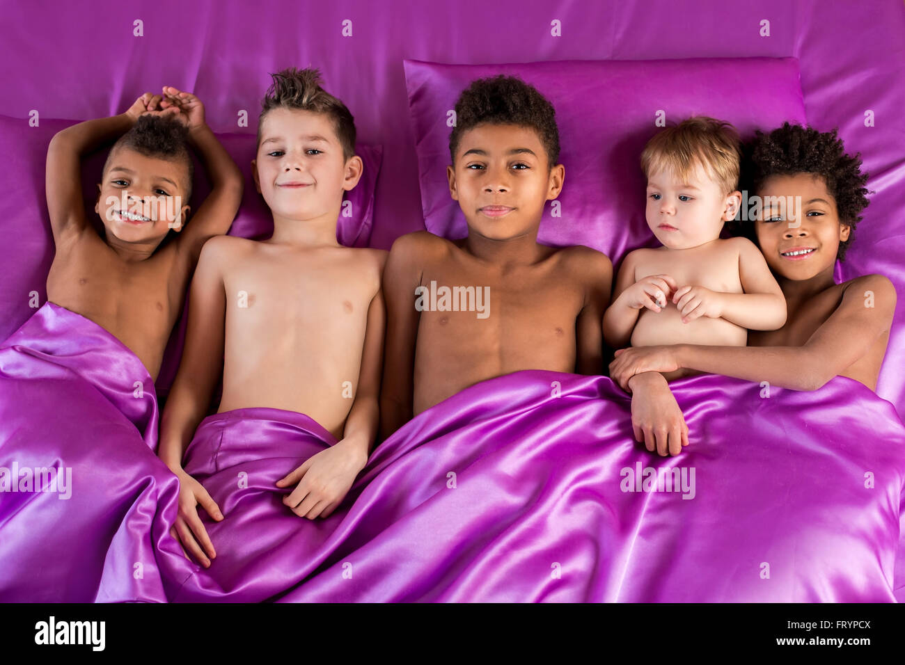 Purple kids cheap bed