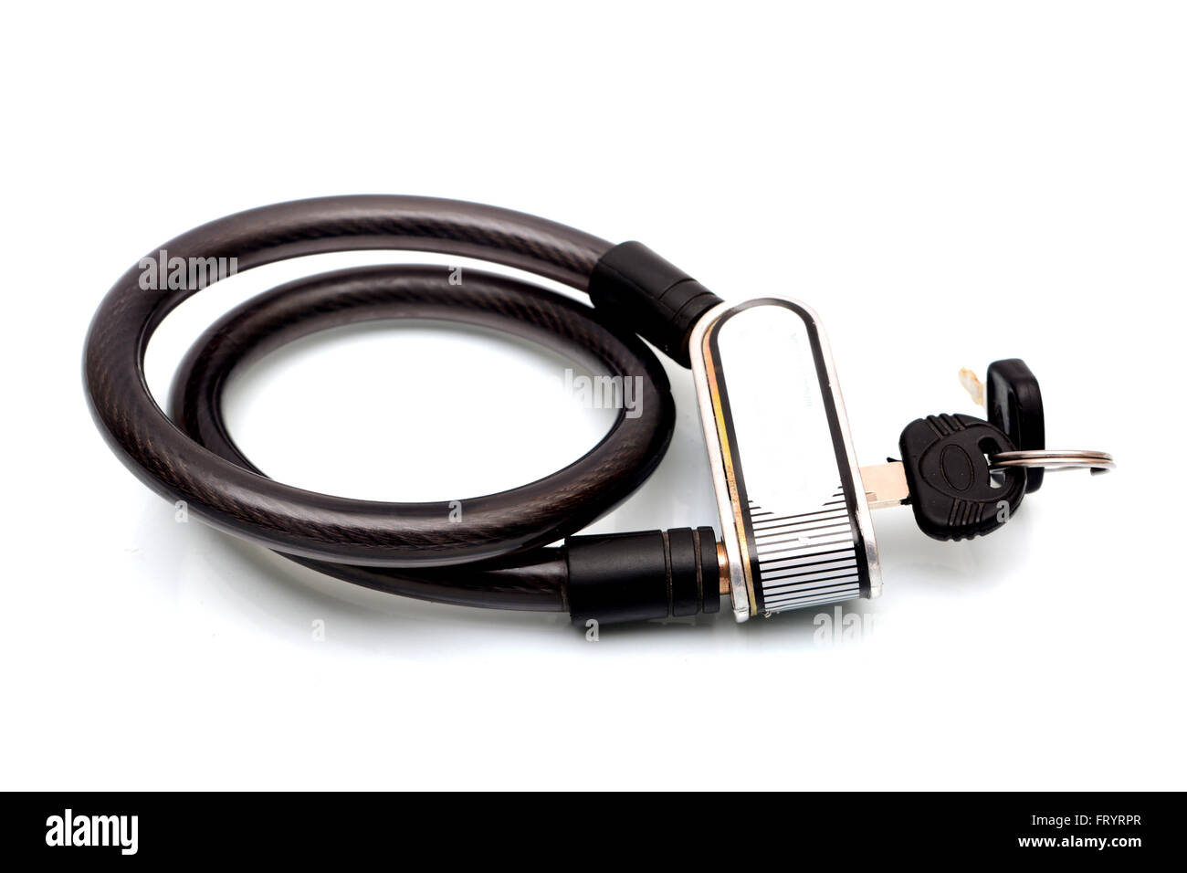 Lock concept with keys isolated on white background Stock Photo - Alamy
