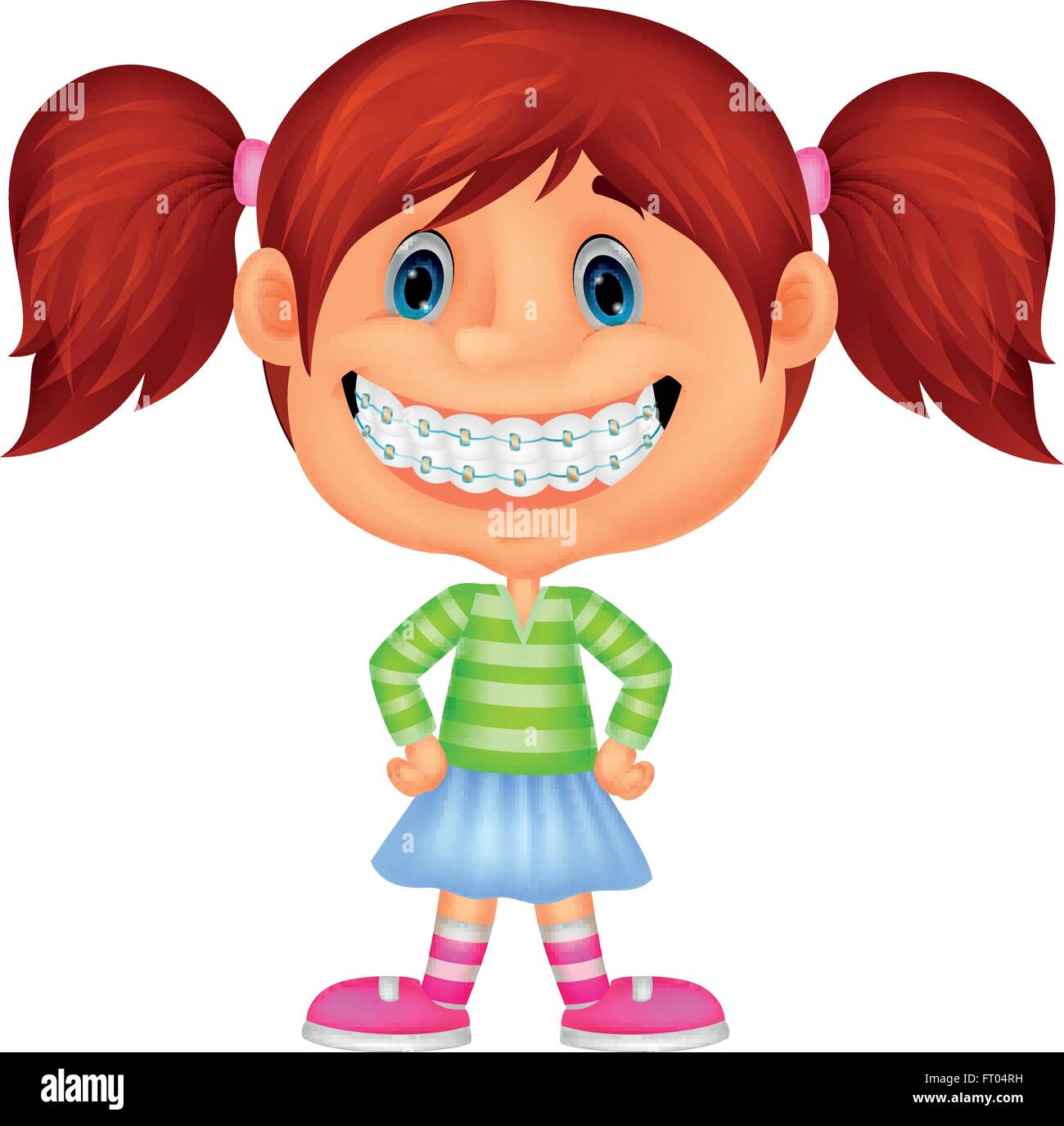 Little girl brackets hires stock photography and images Alamy