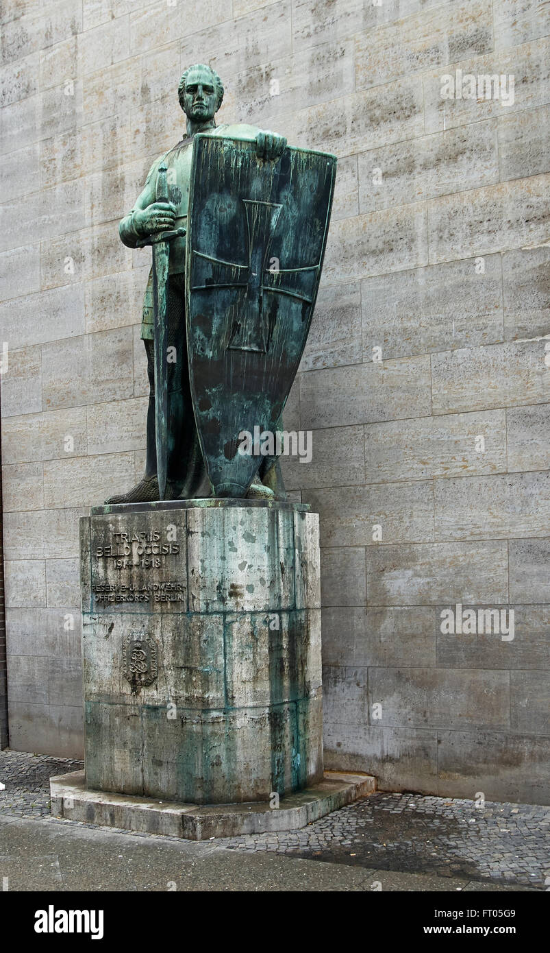 Triariis bello occisis, 1914-1918, monument to the fallen soldiers of the Reserve and Landwehr officers' corps, First World War, Stock Photo