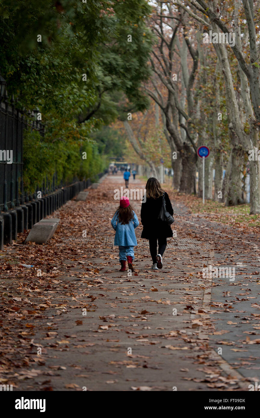 Plaza Parque de Las Americas, Buenos Aires Stock Photo
