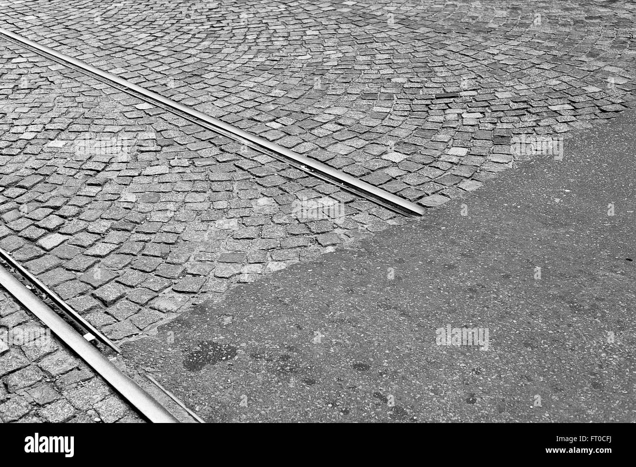 Stone floor, Buenos Aires Stock Photo