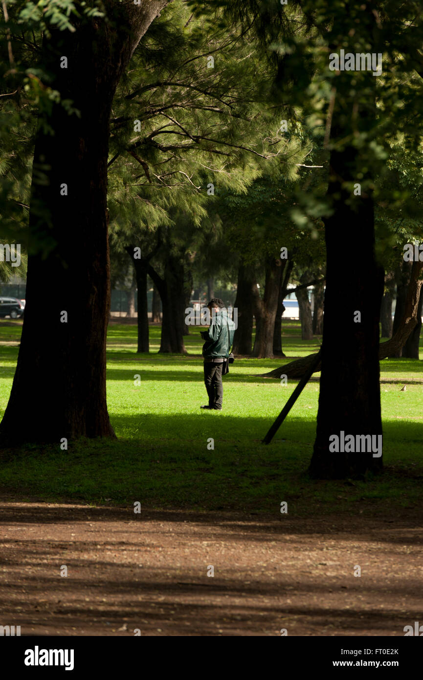 Palermo Woods, Buenos Aires Stock Photo