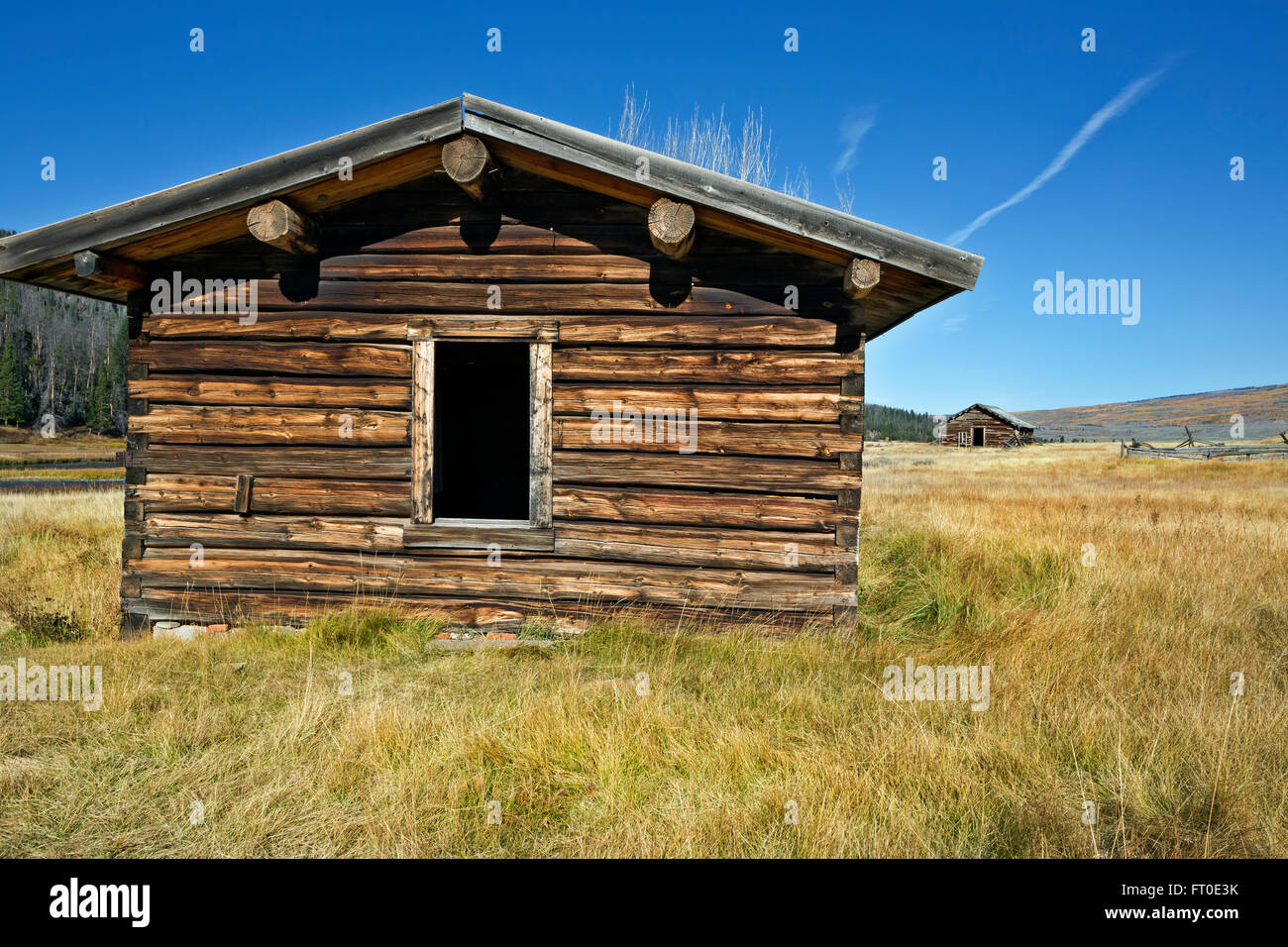 Log Cabin Along Lake Stock Photos Log Cabin Along Lake Stock