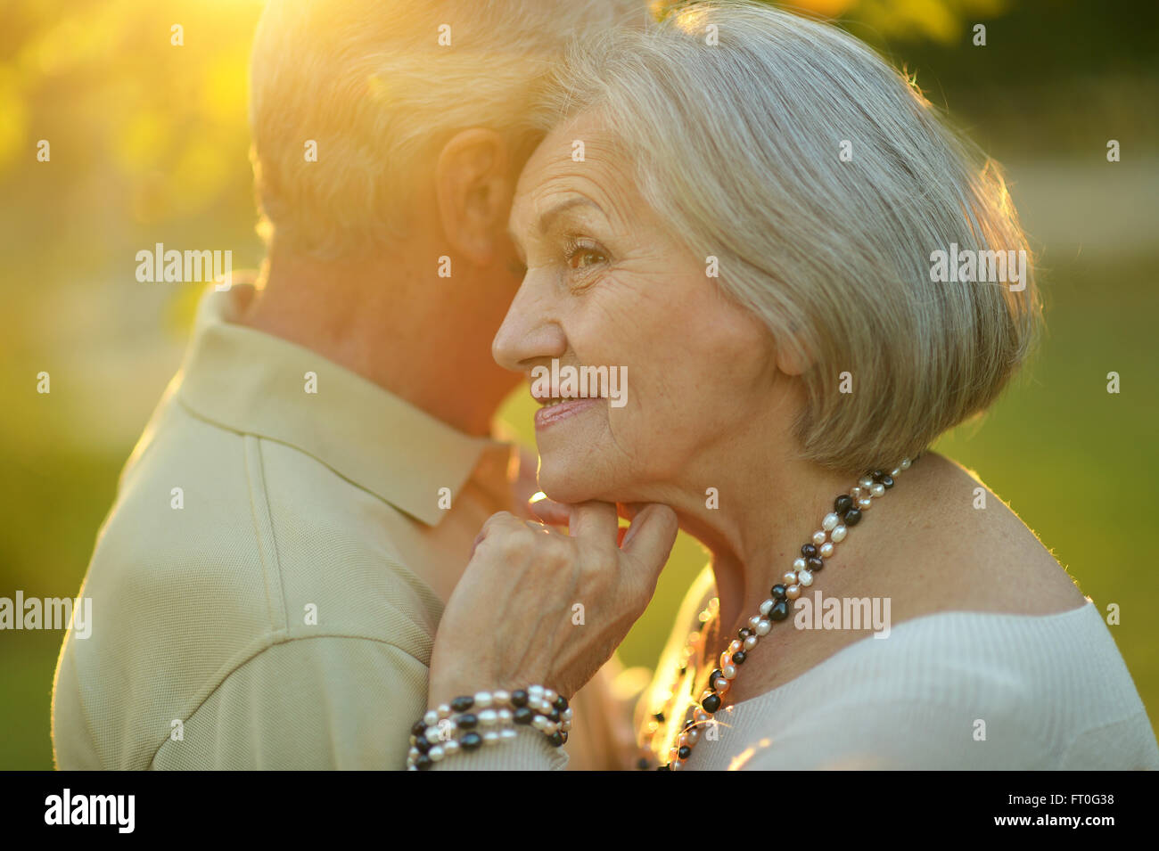 Portrait of Mature couple Stock Photo - Alamy