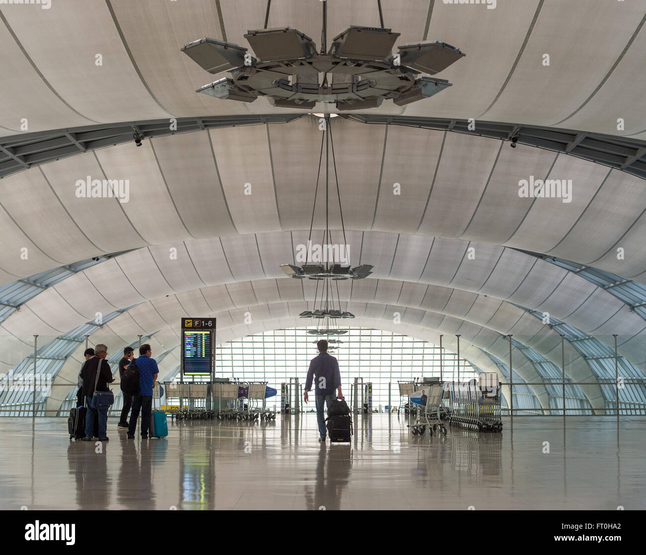 Suvarnabhumi Airport in Bangkok, Thailand Stock Photo