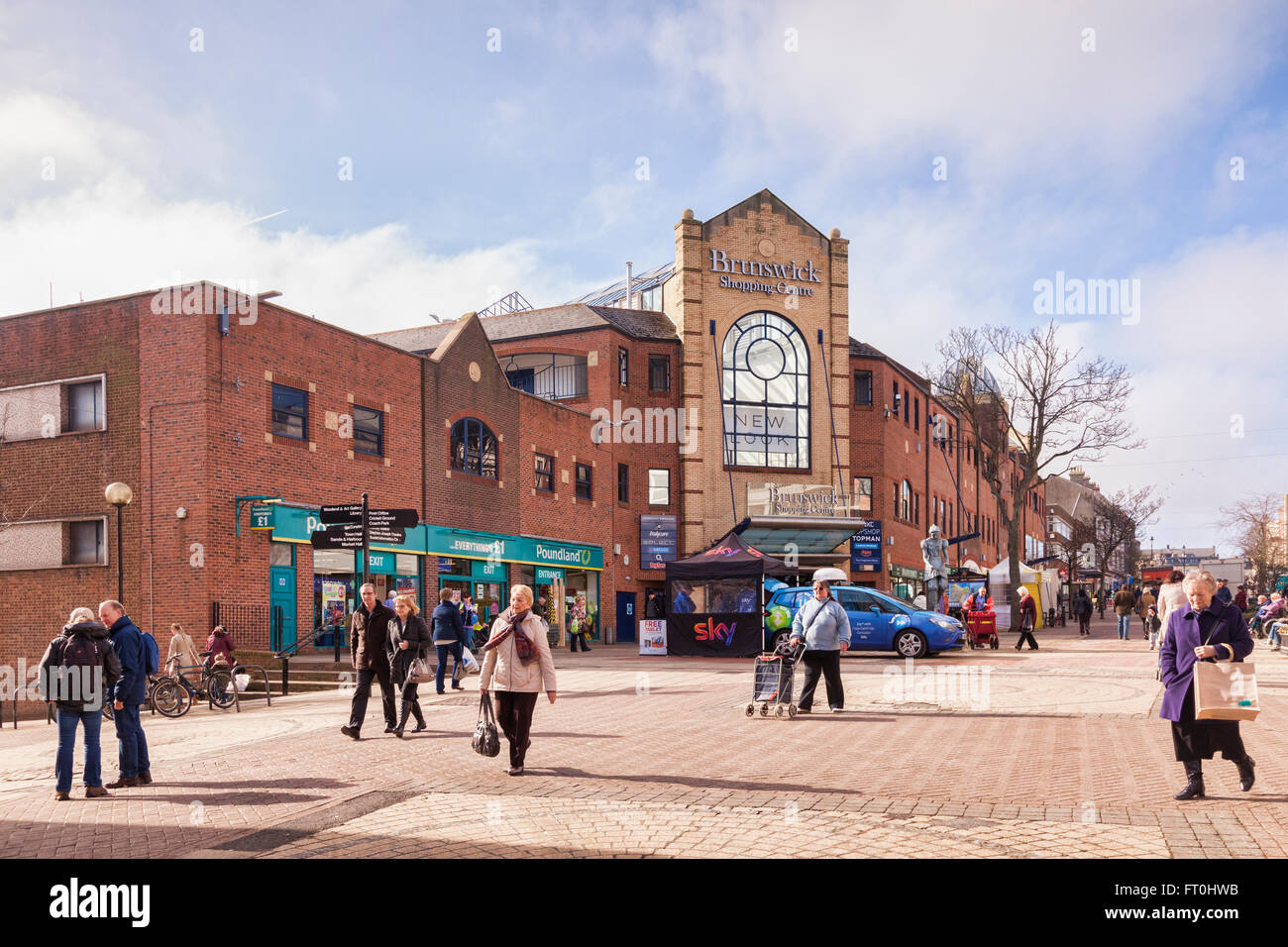 Brunswick Shopping Centre, Scarborough, North Yorkshire, UK Stock Photo