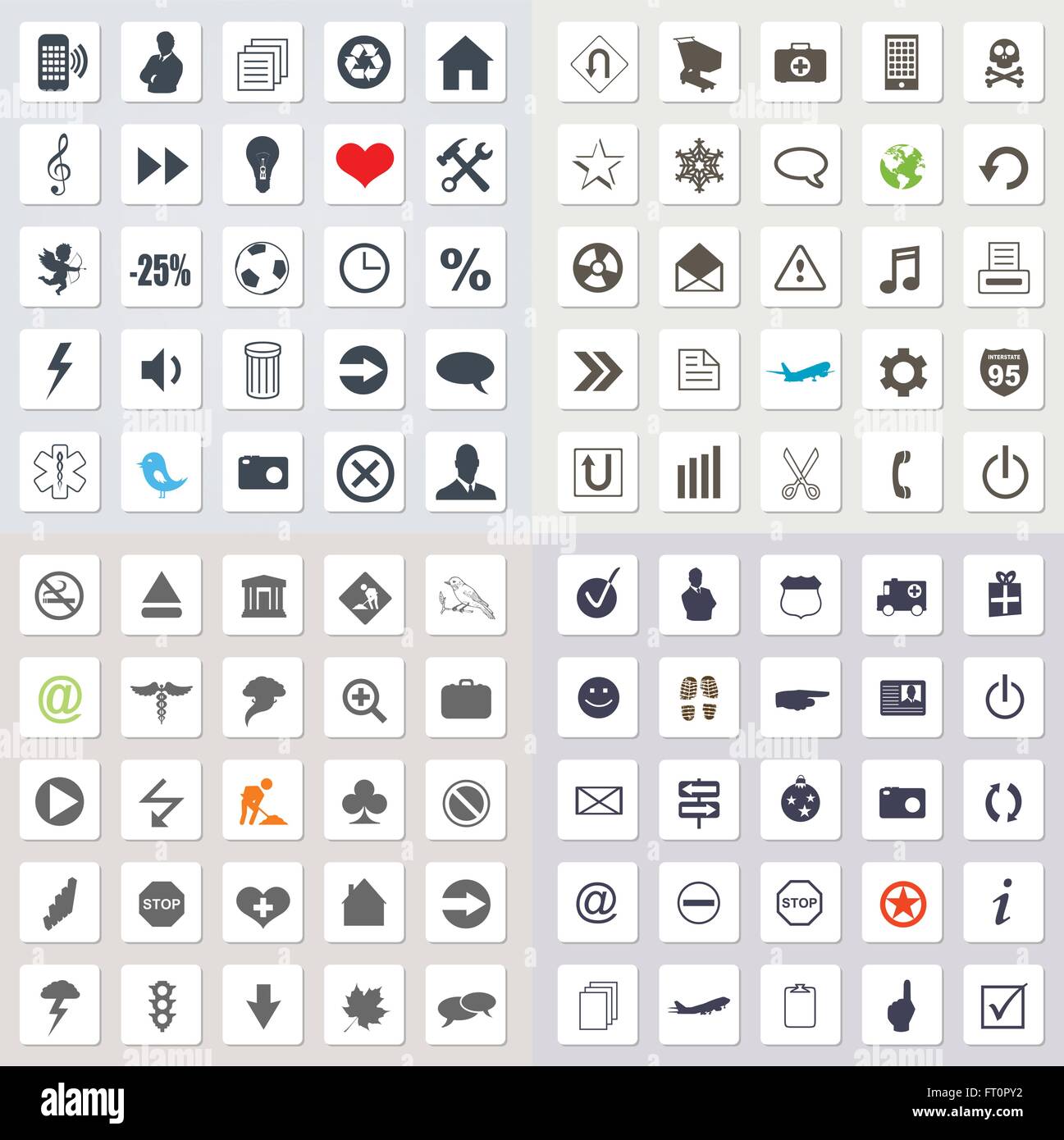 100 web icons computer hi res stock photography and images Alamy