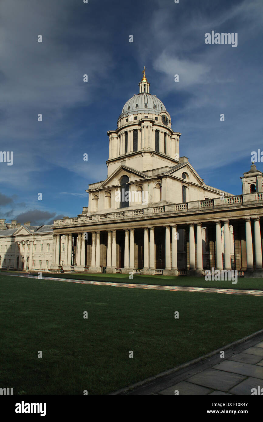Dome at Royal navy college Greenwich Stock Photo